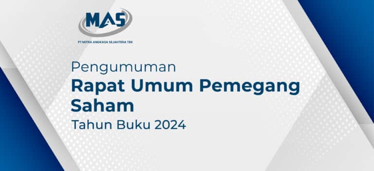 Pengumuman  Rapat Umum Pemegang Saham Tahun Buku 2024