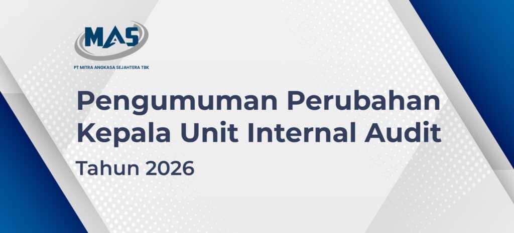 Pengumuman Perubahan Kepala Unit Internal Audit 2026